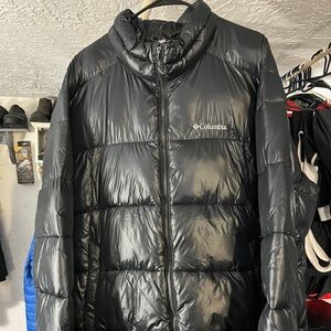 Mens black Columbia pike lake jacket size 2xl line new